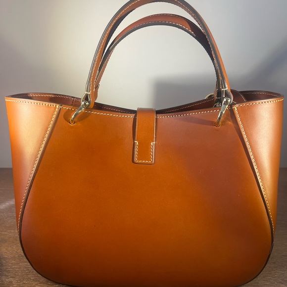 Dooney & Bourke Alto Small Camilla in Color Saddle - Picture 3 of 15